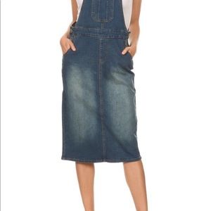 Be Girl Overall Denim Dress 2XL BNWT